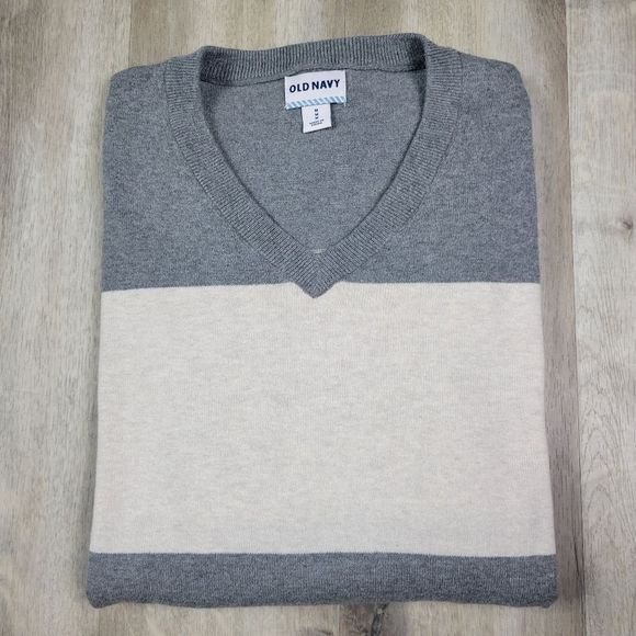 Men's Old Navy Button-up w/ Free Layering Sweater, Size Mediums - Picture 2 of 6